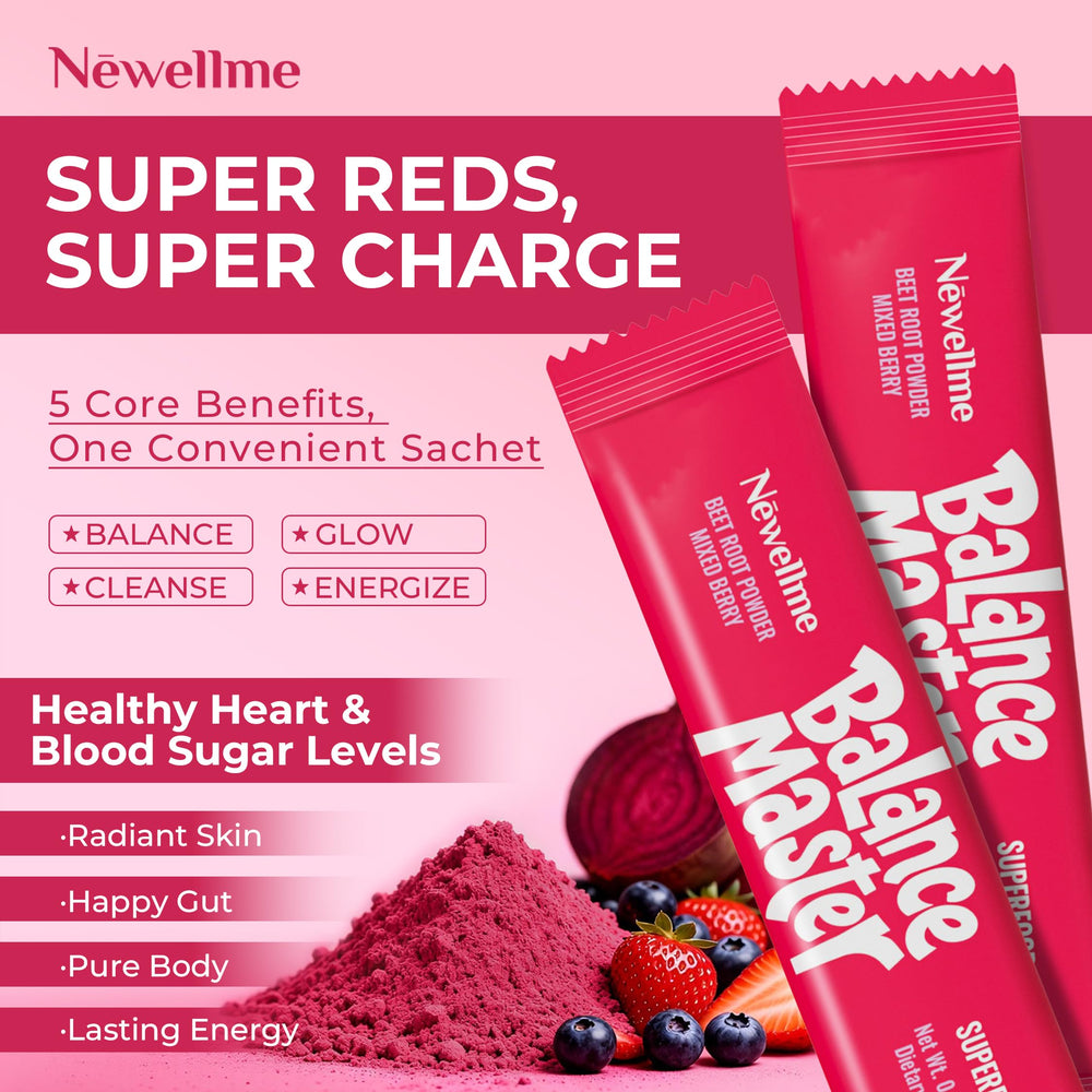 NewellMe Balance Master spoon dispense; easy measuring and mixing.