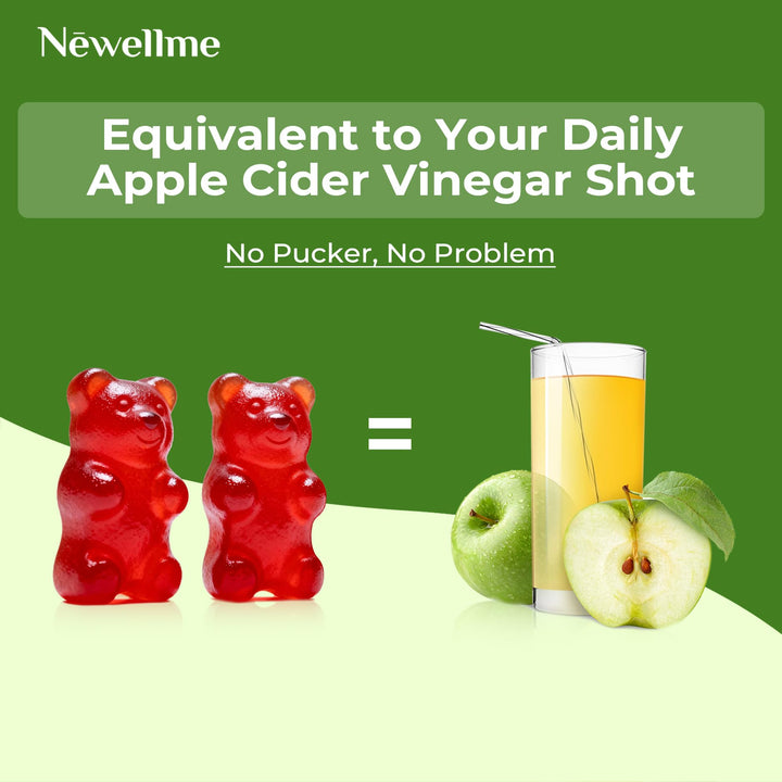 NEWELLME Gummies with no added sugar for a light refreshing taste.