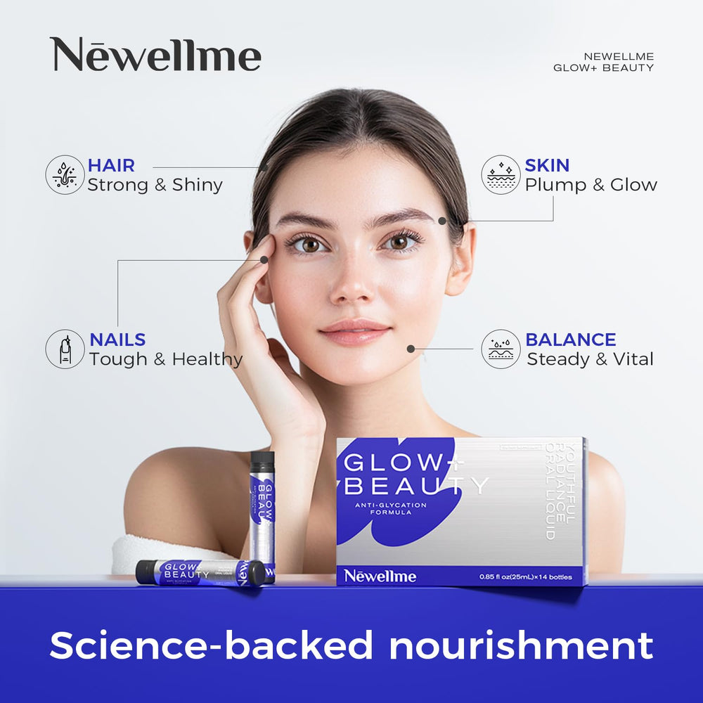 NEWELLME Glow+Beauty 14 bottles pack for convenient routine