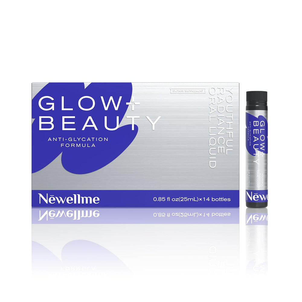 NEWELLME Glow+Beauty collagen bottle pour for daily skin hydration