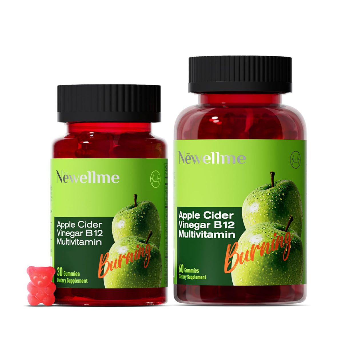 NEWELLME Sugar-Free ACV Gummies bottle for a tasty daily wellness routine