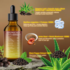 Newpie Candida Cleanse Drops dropper-dispense ensures simple daily use for gut balance