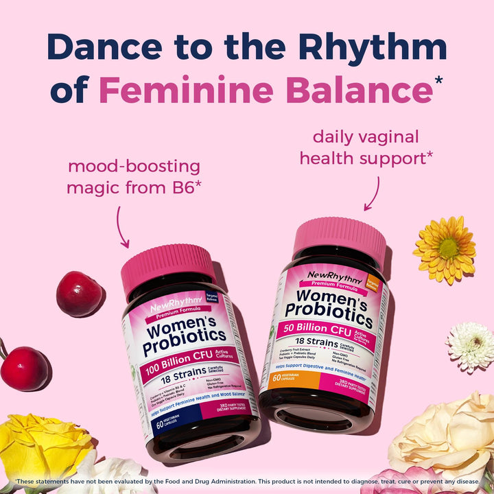 NewRhythm Probiotics 18 strains support diverse gut microflora