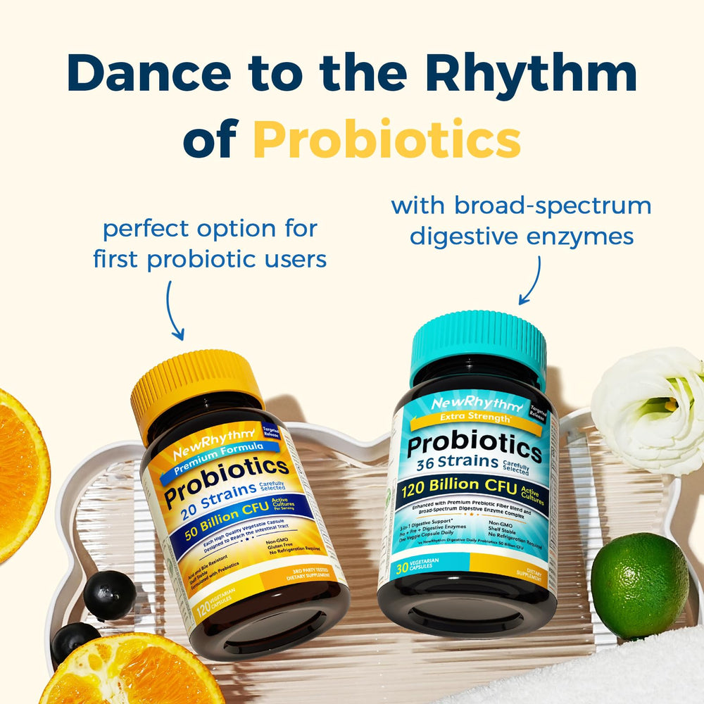 NewRhythm Probiotics imagery for a morning routine use case.