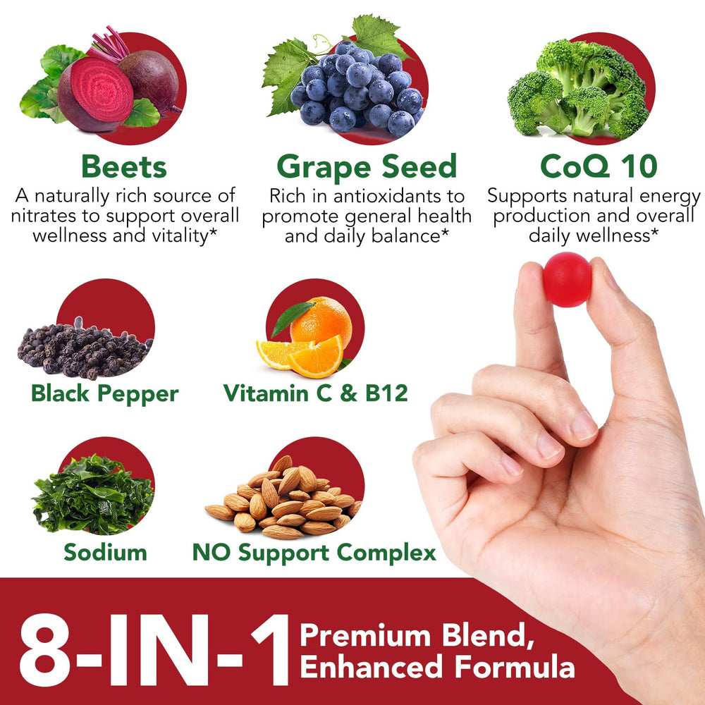 Newseel Beetroot Gummies chewy texture showcases easy, on-the-go consumption