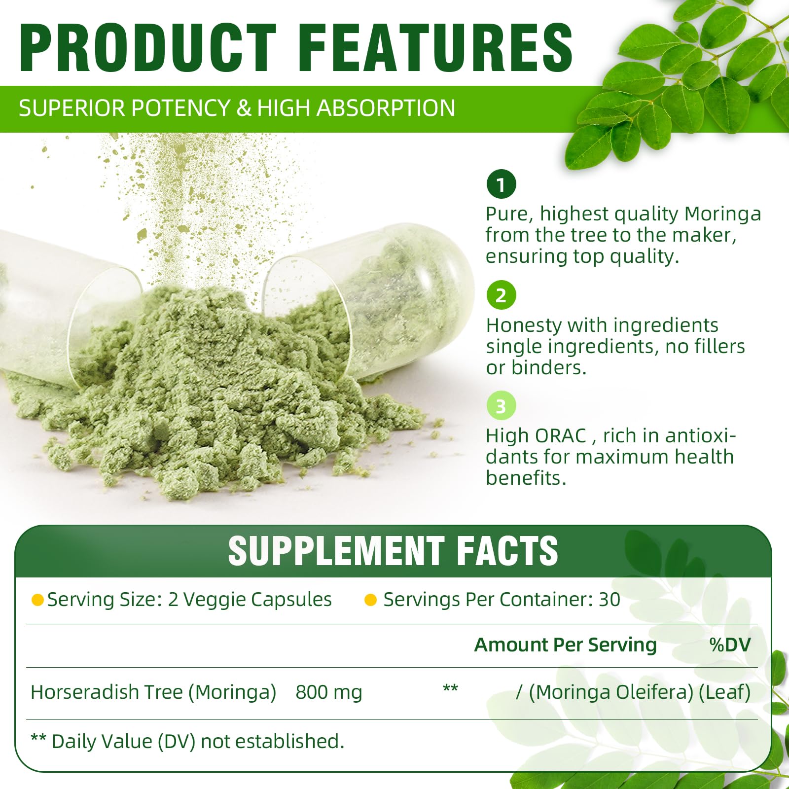 Newseel Moringa Capsules daily-use shot shows easy, convenient supplement routine.