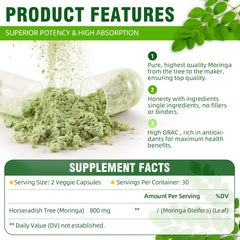 Newseel Moringa Capsules daily-use shot shows easy, convenient supplement routine.