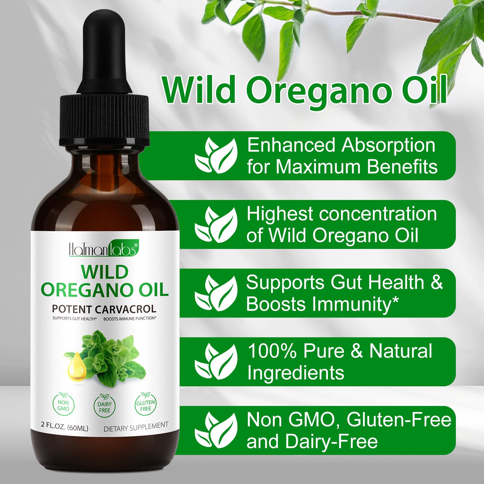 newseel oregano oil drops pour demonstrates easy drop application for routine use