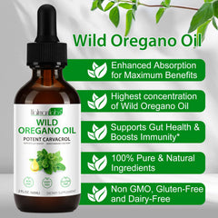 newseel oregano oil drops pour demonstrates easy drop application for routine use