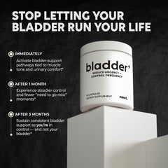 Newt Bladder Plus capsules ready for daily bladder control and comfort.