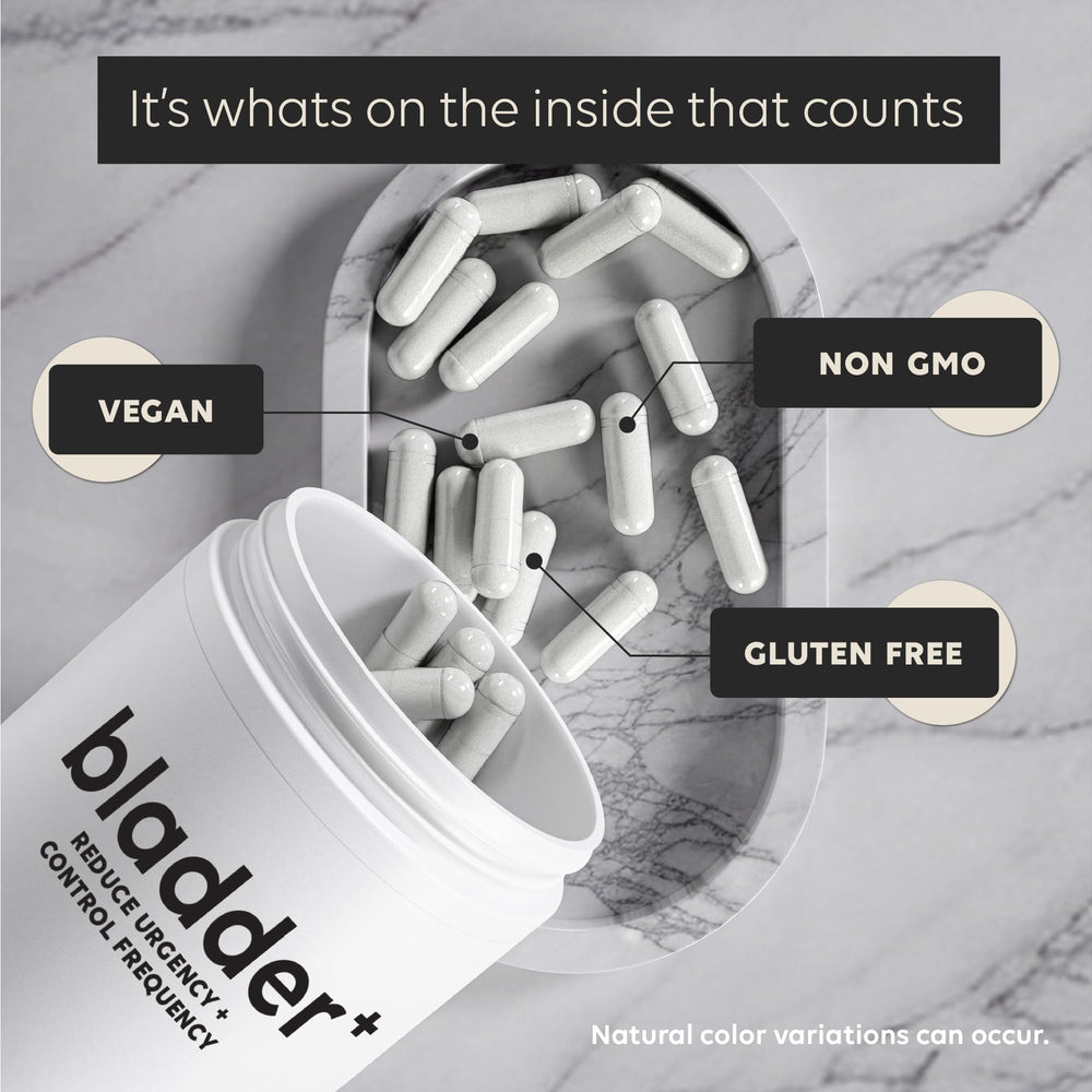 Newt Bladder Plus contains pumpkin seed extract for bladder strength.