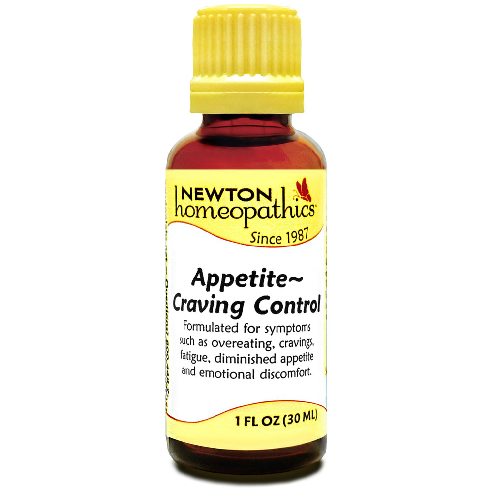 Newton Homeopathics Appetite Craving Control bottle for cravings support.