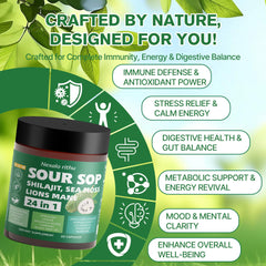 Nexalo rithu seed-free soursop extract showcases purity and potency.