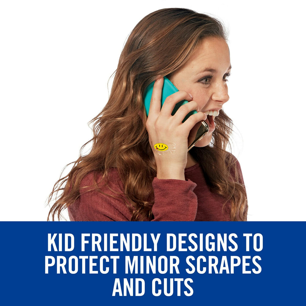Nexcare bandages stay on when you sweat during sports and outdoor play.