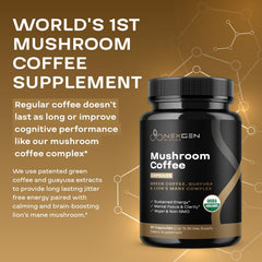 NEXGEN BLENDS lions mane closeup highlights cognitive support potential.