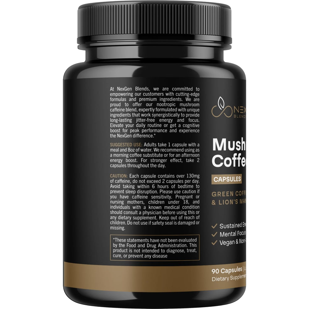 Morning routine lifestyle shot with NexGen blends for steady energy