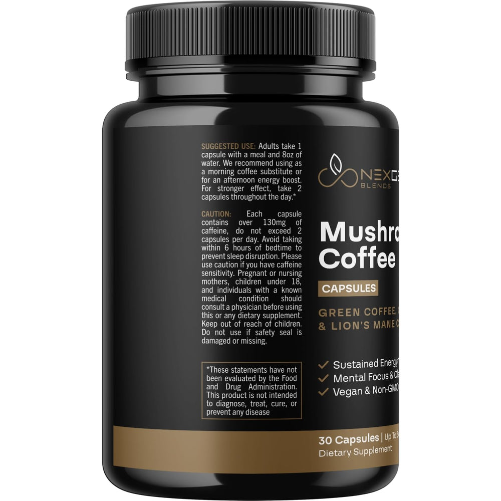 NEXGEN BLENDS on-the-go energy cap offers portable daily boost.
