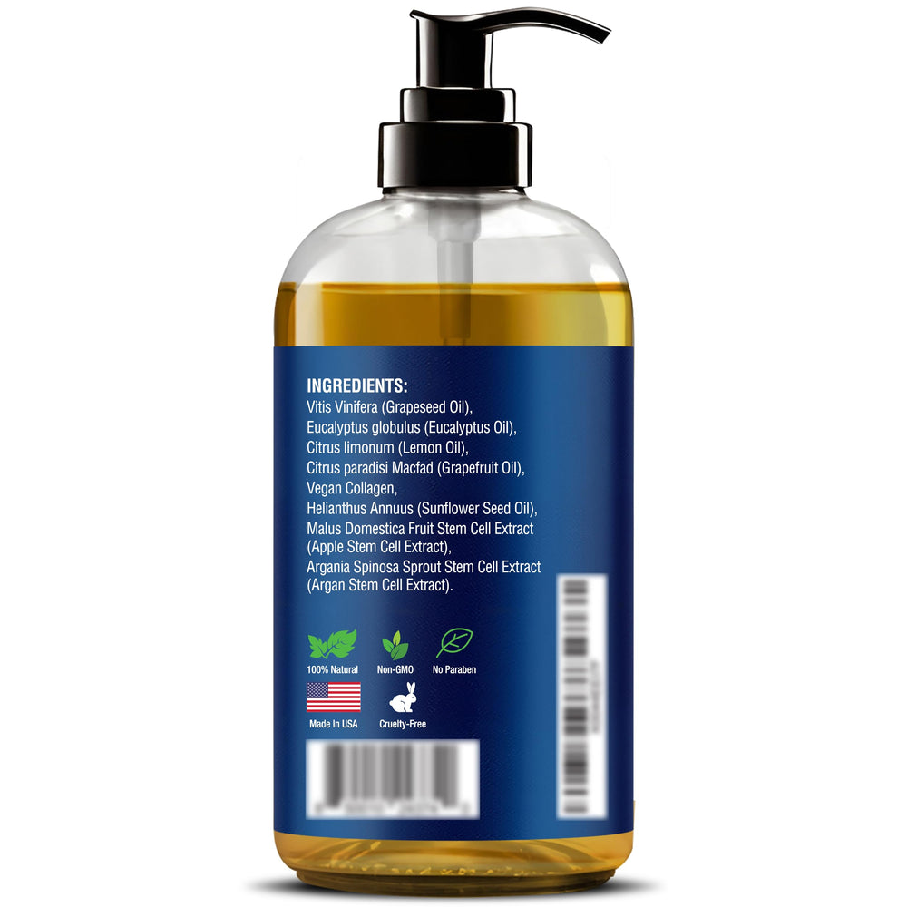 Nexon Botanics anti-cellulite oil citrus fragrance close-up