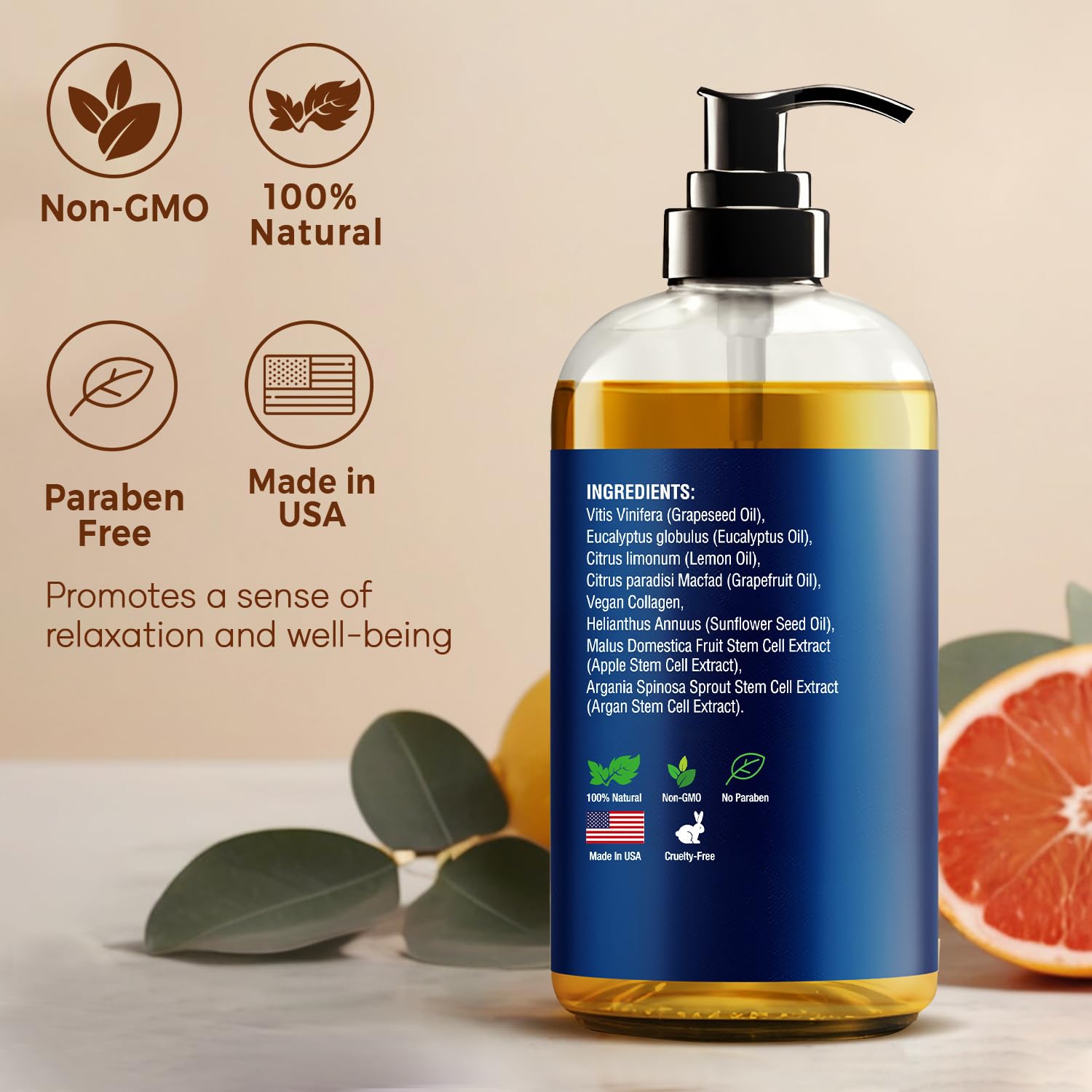 Nexon Botanics anti-cellulite oil on skin texture showing improvements