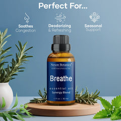 Nexon Botanics Breathe diffuser-mist for room refresh and aromatherapy.