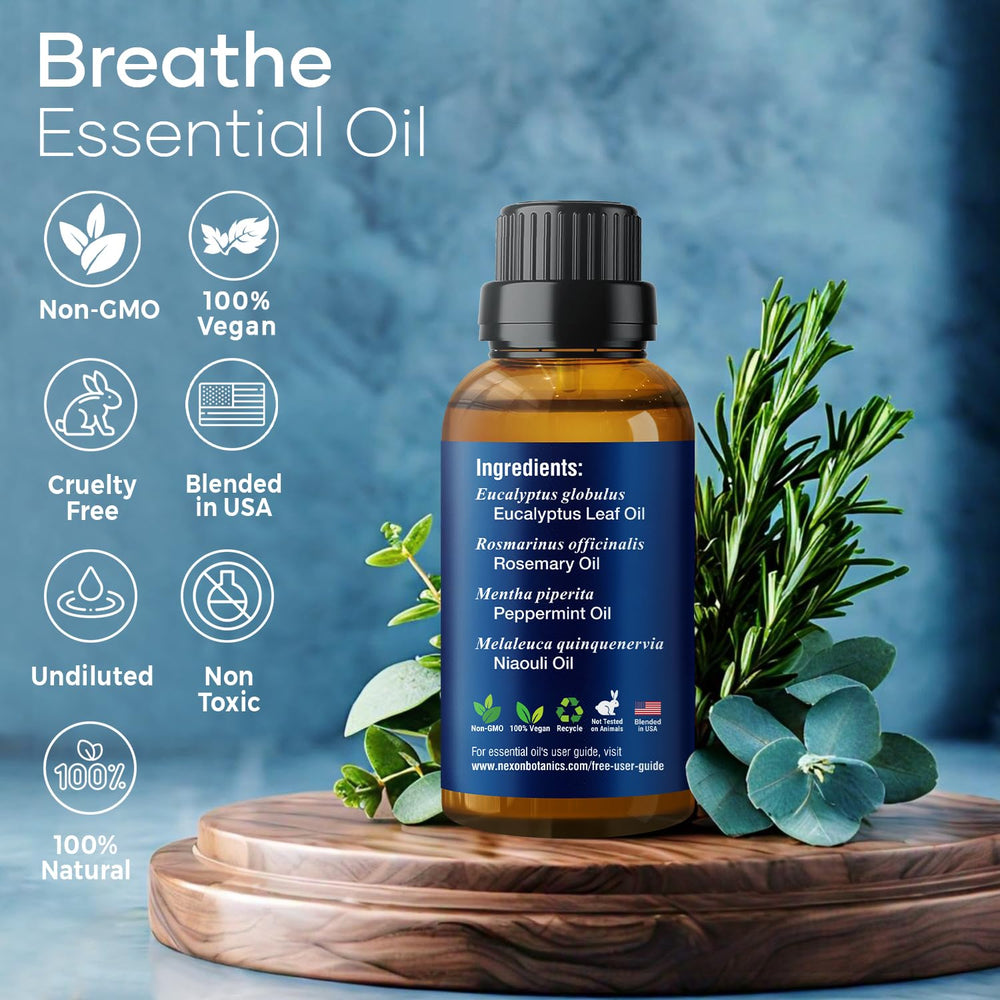 Nexon Botanics Breathe humidifier-drops for gentle scent and moisture.