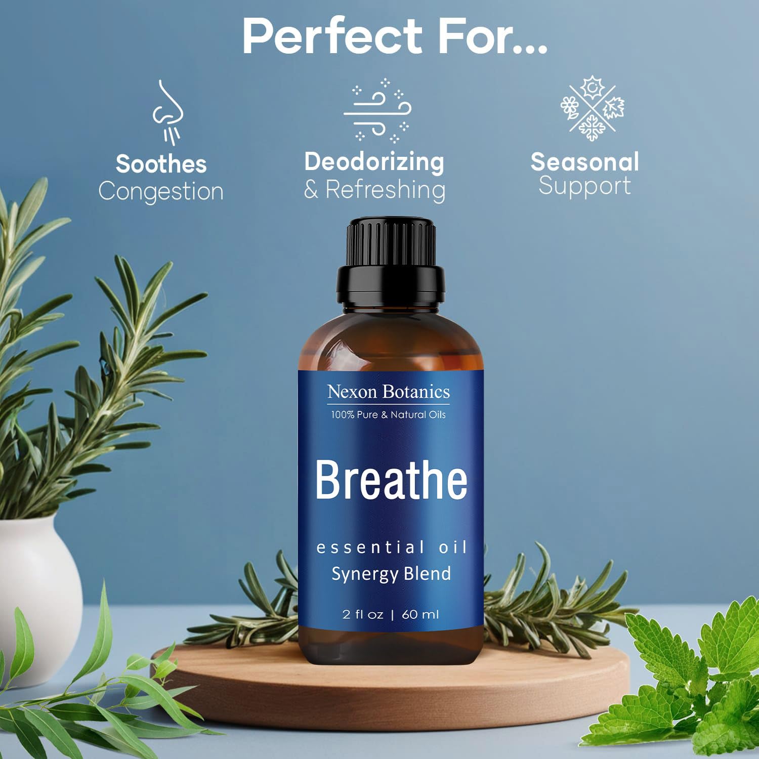 Nexon Botanics Breathe in-living-room scene for aroma enhancement
