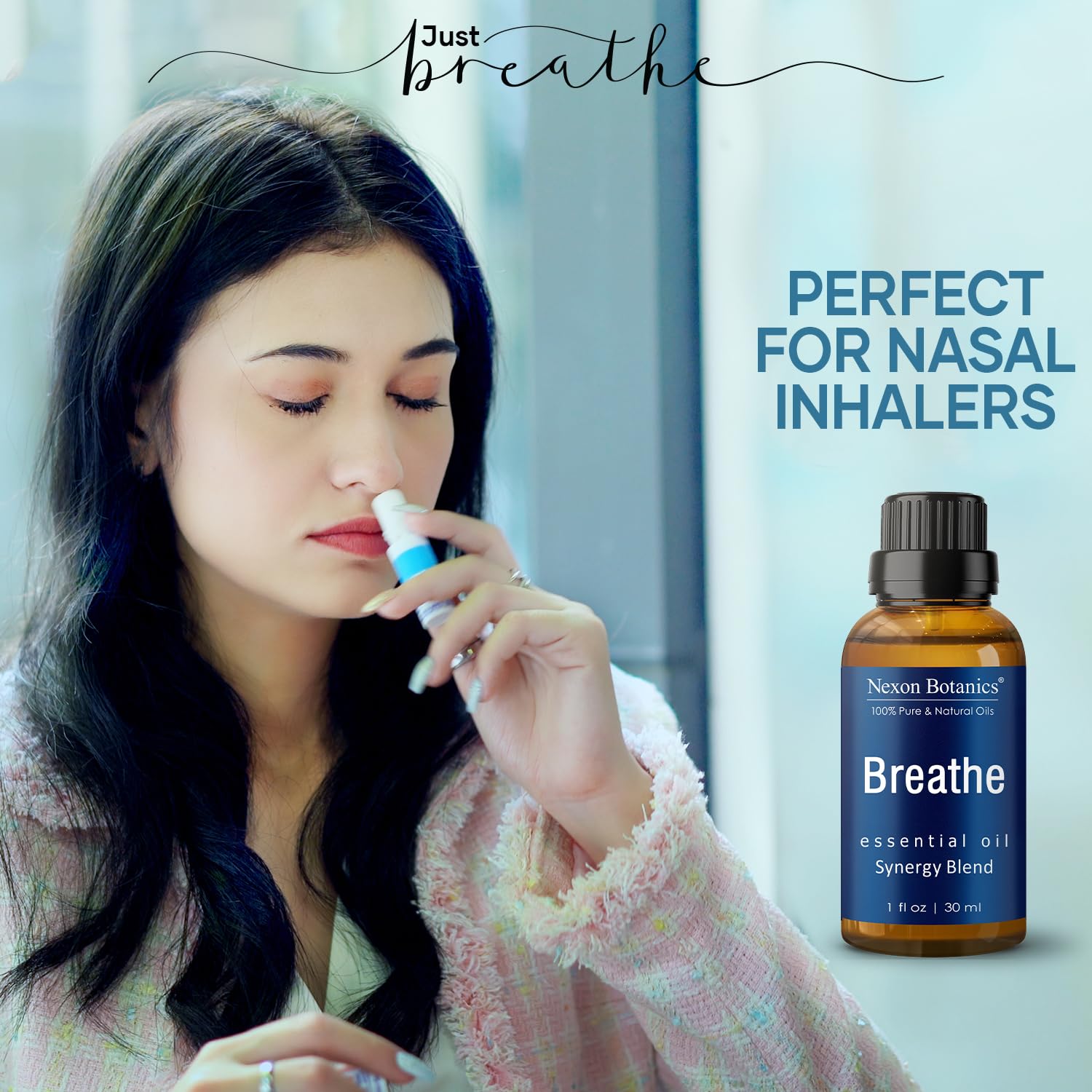 Nexon Botanics Breathe shower-steam creates a refreshing spa moment.