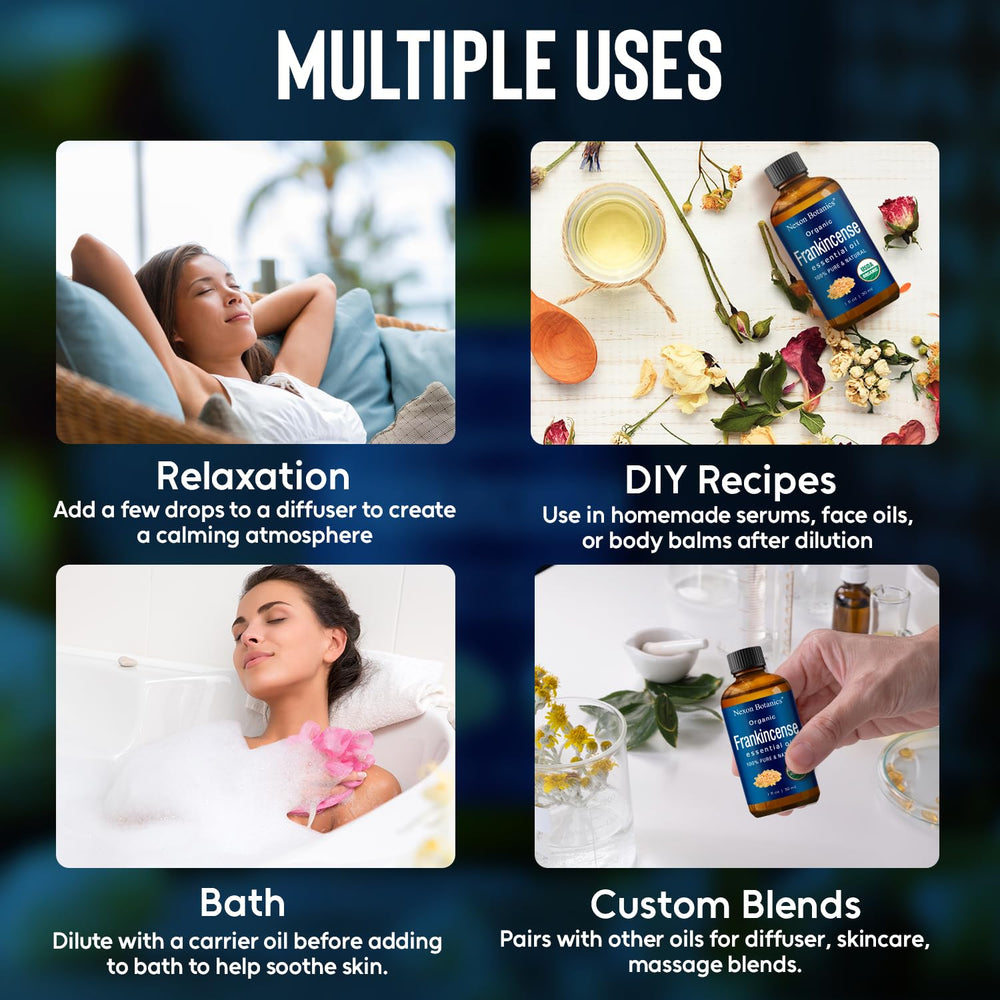 Nexon Botanics aceite de incienso, certificado sin OGM y libre de crueldad