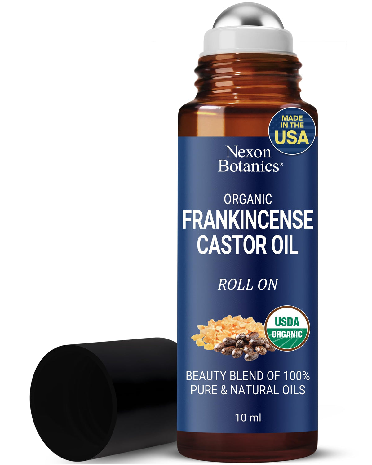Nexon Botanics eye roller packaging shown for travel-friendly skincare.