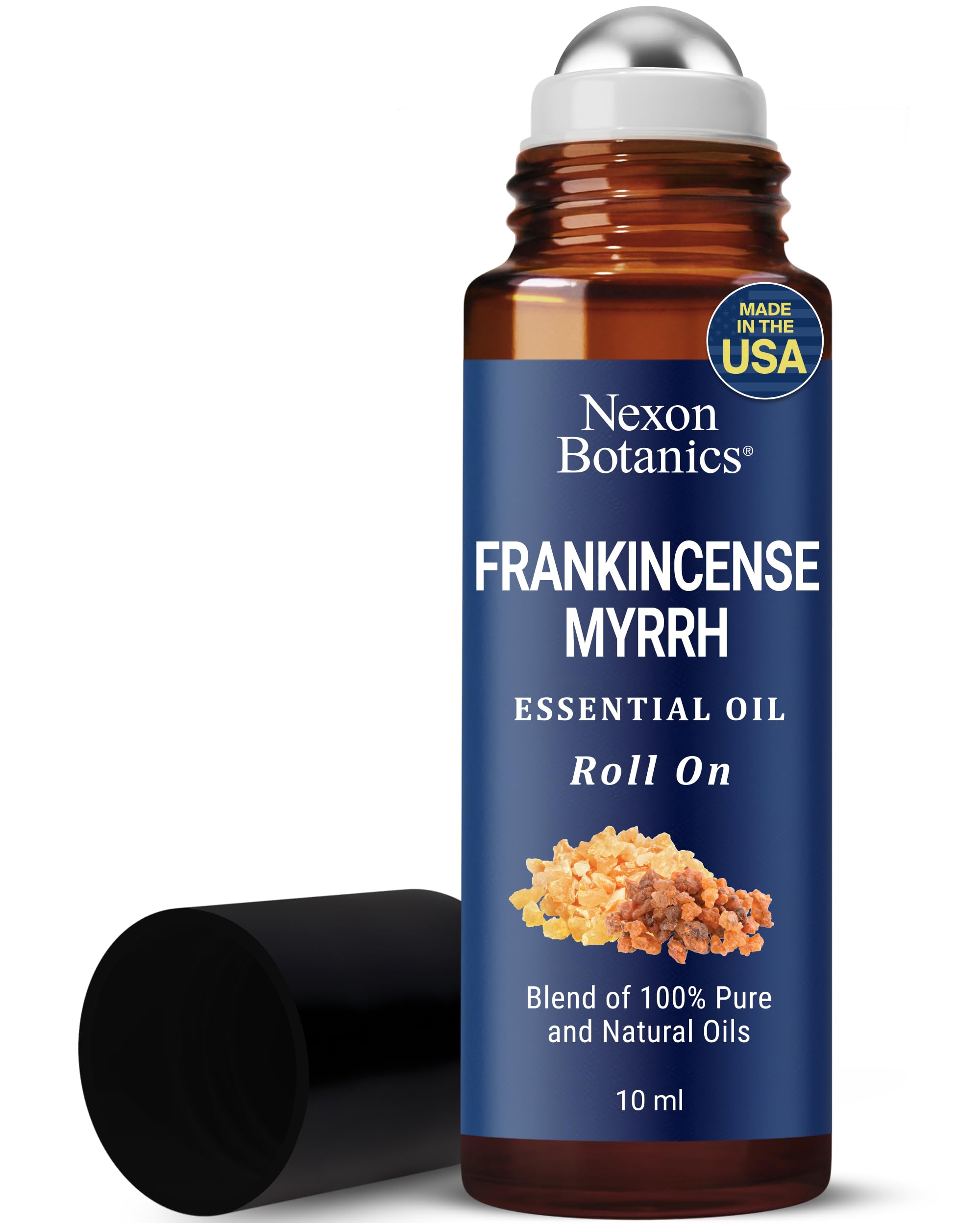 Nexon Botanics frankincense and myrrh roll-on 10ml for on-the-go calming aroma