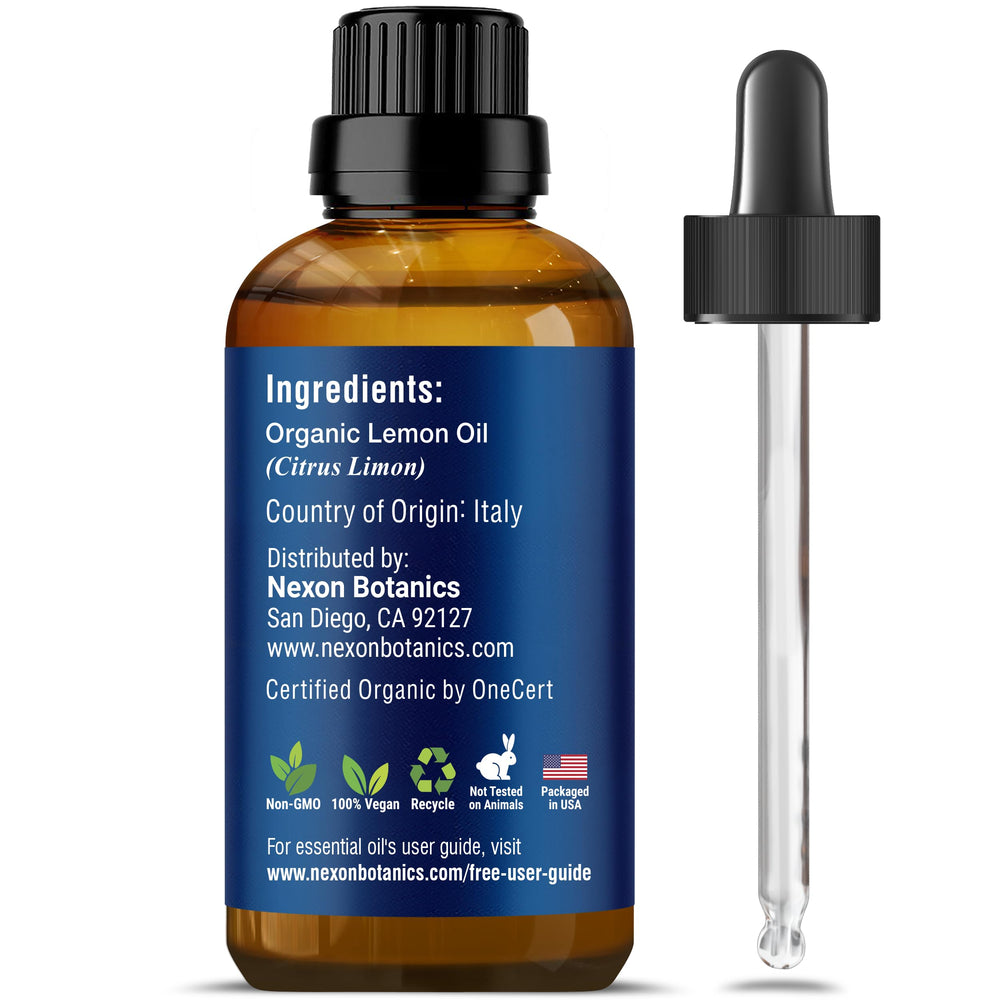 Hair care application of Nexon Botanics Lemon Essential Oil for scalp refresh