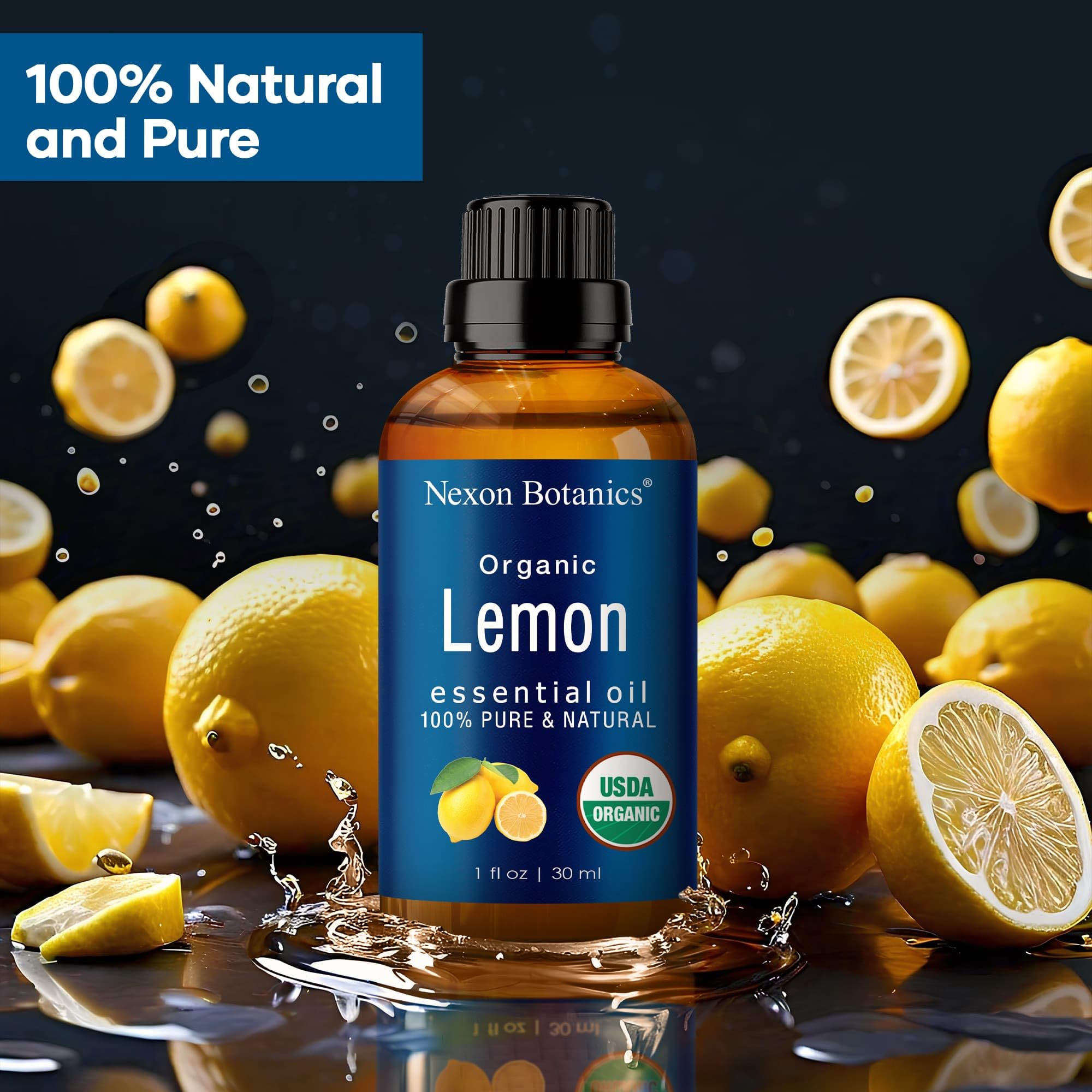 Skin care routine using Nexon Botanics Lemon Essential Oil with dilution