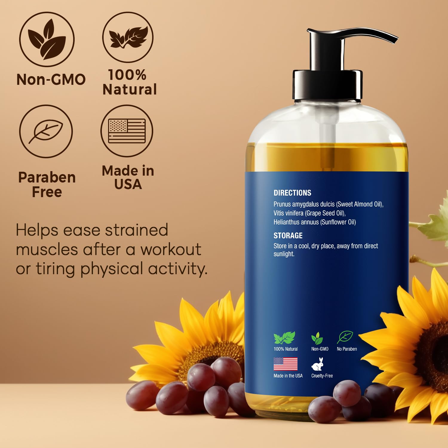 Nexon Botanics lightweight oil texture ensures quick absorption.