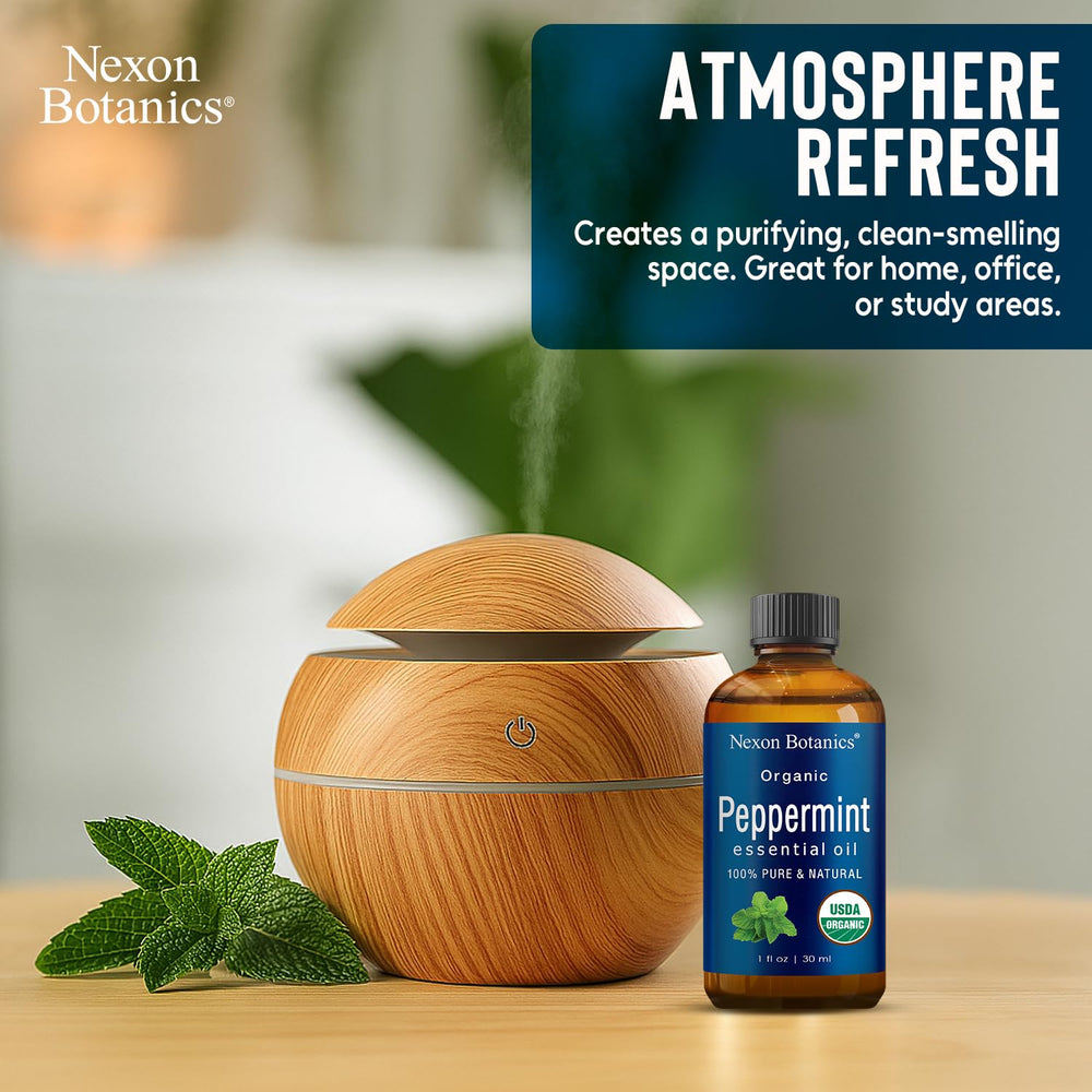 Nexon Botanics Peppermint Oil featured in DIY soap projects.