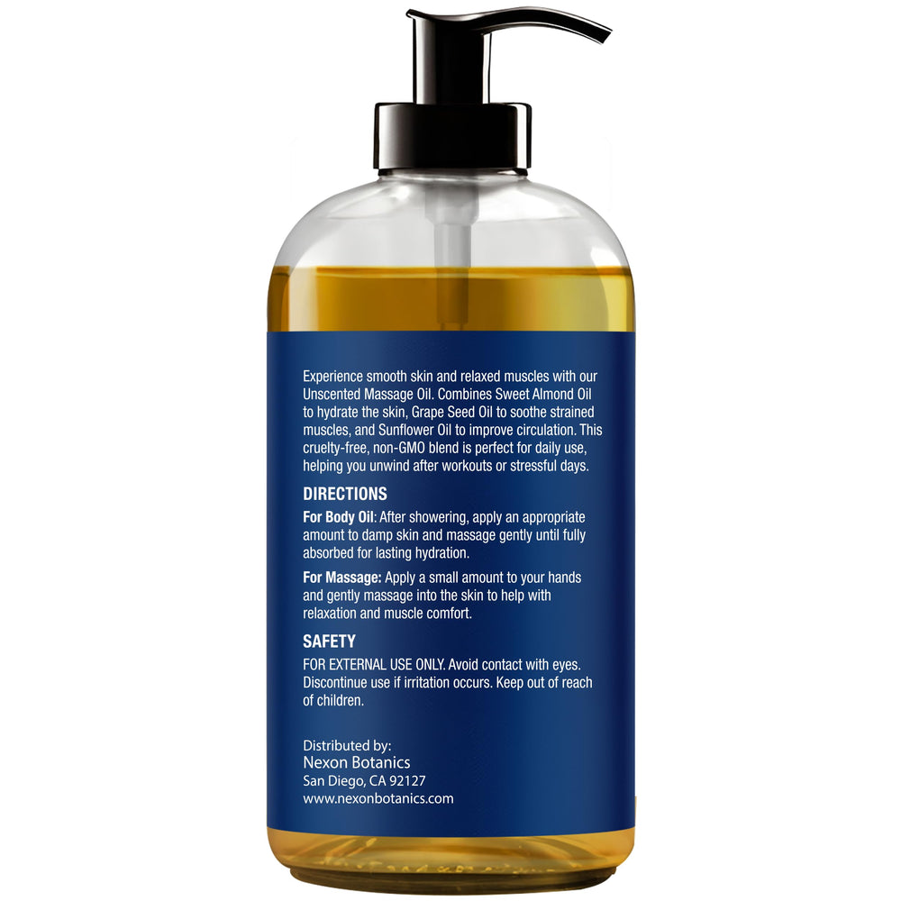 Nexon Botanics post-workout massage use supports comfortable muscles.