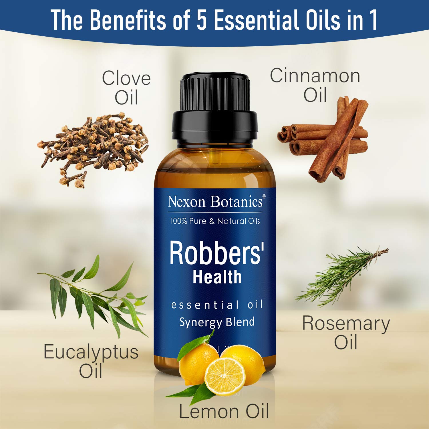 Nexon Botanics Robbers: difusor de aromaterapia para crear un ambiente limpio