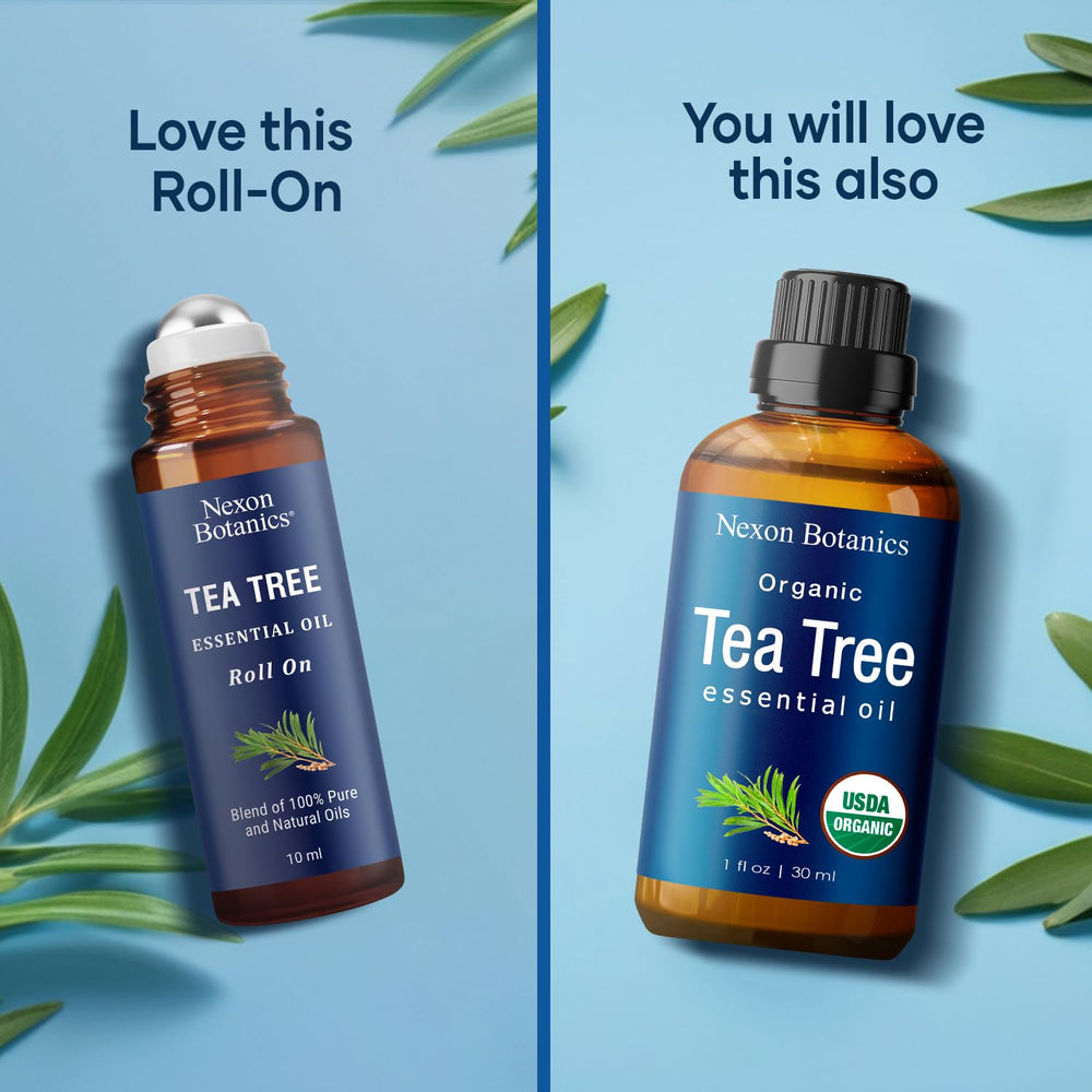 Nexon Botanics Tea Tree Roll-On pre-diluted blend designed for safe, easy use.