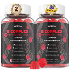 Nextdia Brain & Mood Gummies bottle front view for daily energy and focus.