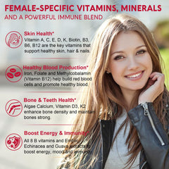 Nextdia calcium with D3 and K2 supports bones and teeth.