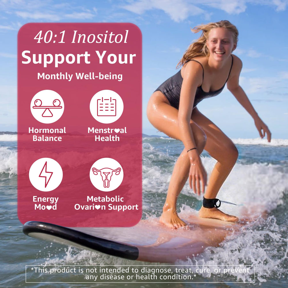 Nextdia Inositol Gummies ingredients panel with 40:1 ratio and nutrients