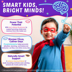 Nextdia Kids Brain Gummies Lion's Mane ingredient spotlight for memory and learning support