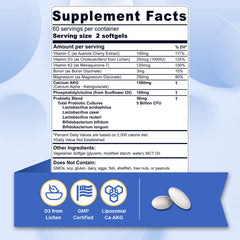 Nextdia liposomal calcium AKG softgels easy daily supplement