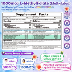 Nextdia Methyl B12 gummies for kids and adults, convenient daily methylation support.