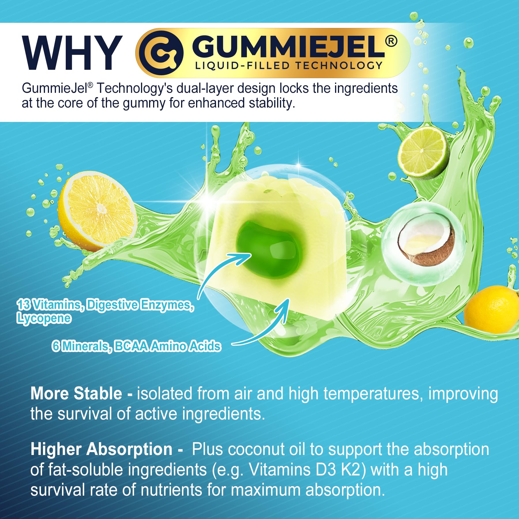Nextdia Methylated Multivitamin for Men gummies vegan label close-up emphasizing non-GMO status