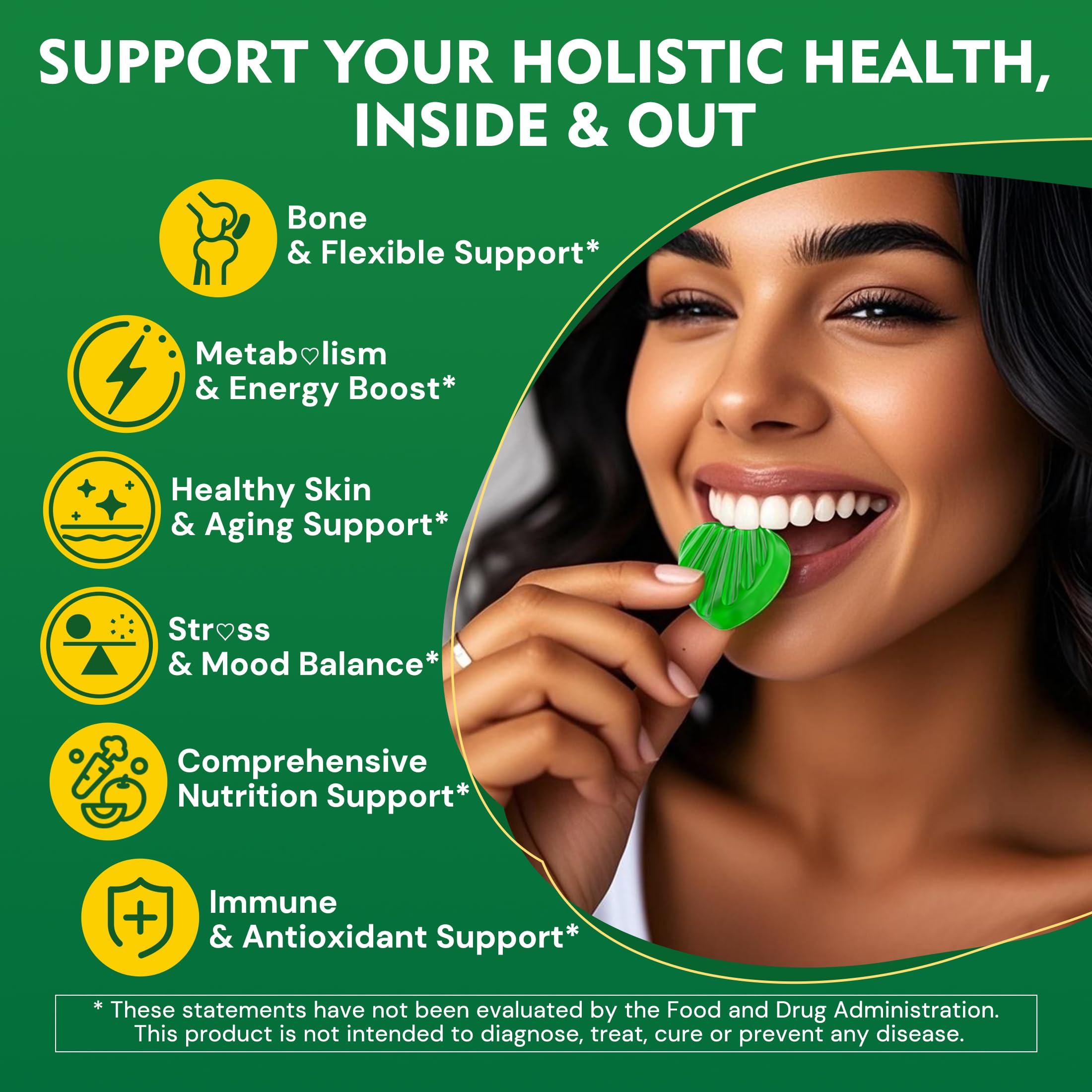 Nextdia Moringa Gummies ingredients spirulina and ashwagandha for balance.