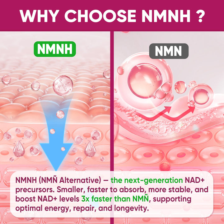 Nextdia NMNH Gummies liquid-core delivery showcases GummieJel technology for quick uptake.
