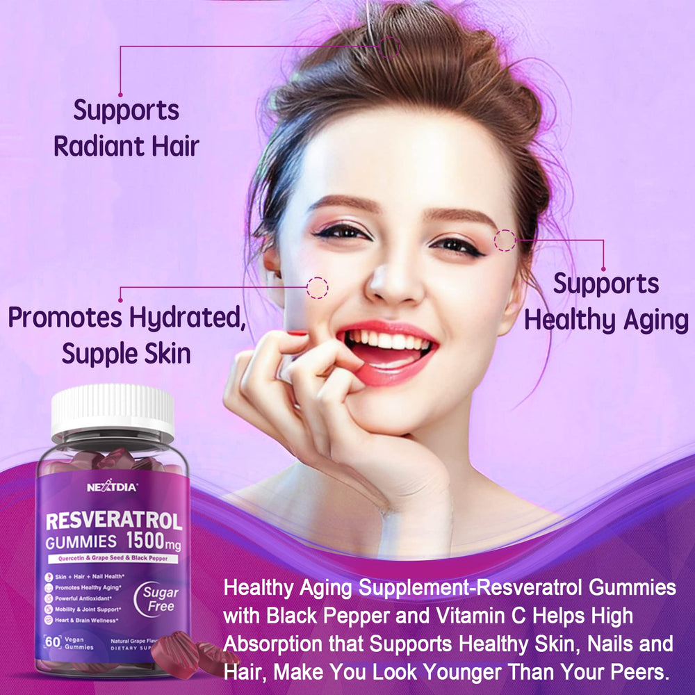 Nextdia Resveratrol with quercetin and botanicals for resilience