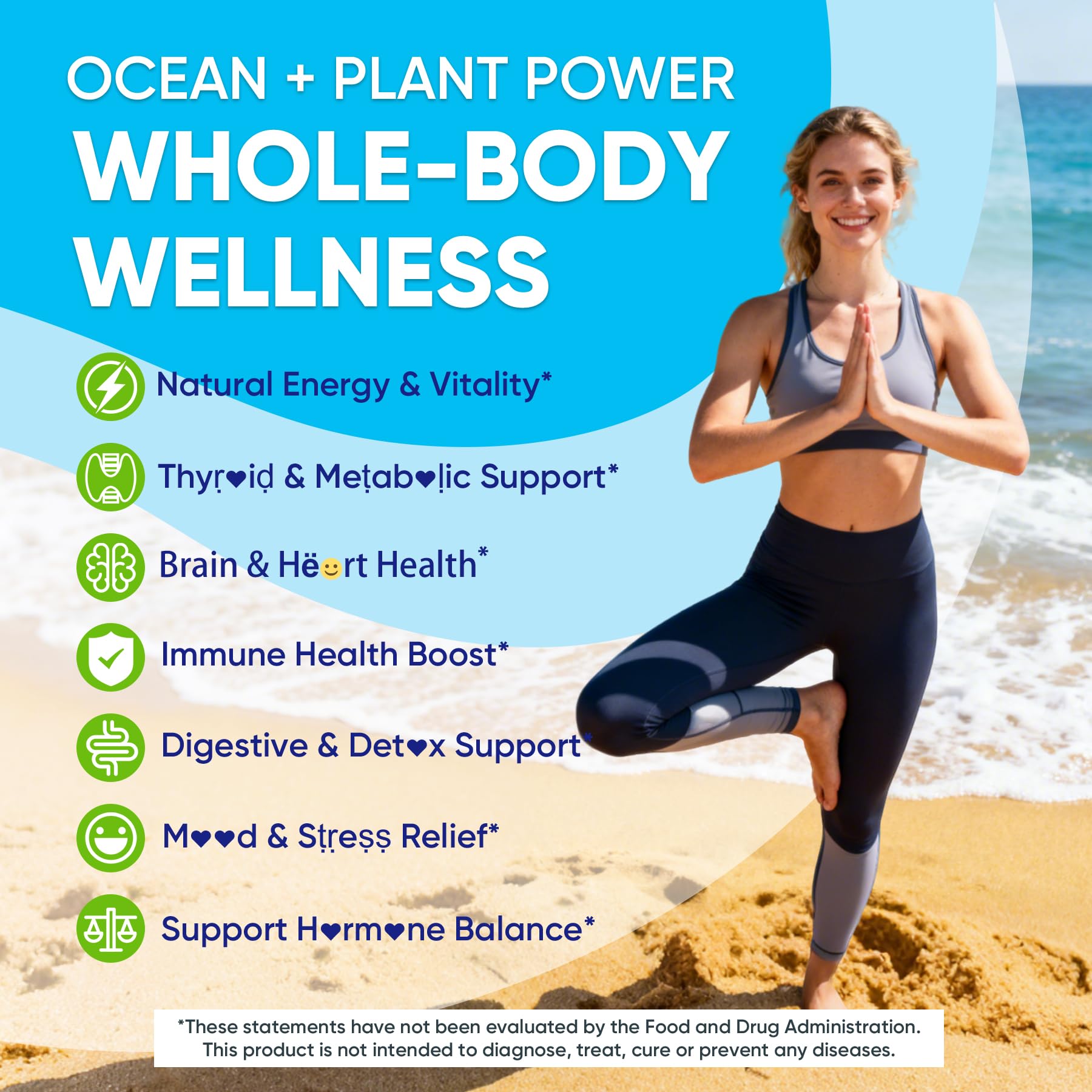 Nextdia Sea Moss Gummies label close-up communicates vitamins and purity.
