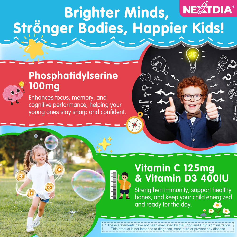 Nextdia sugar-free formula uses monk fruit for kid-friendly taste.