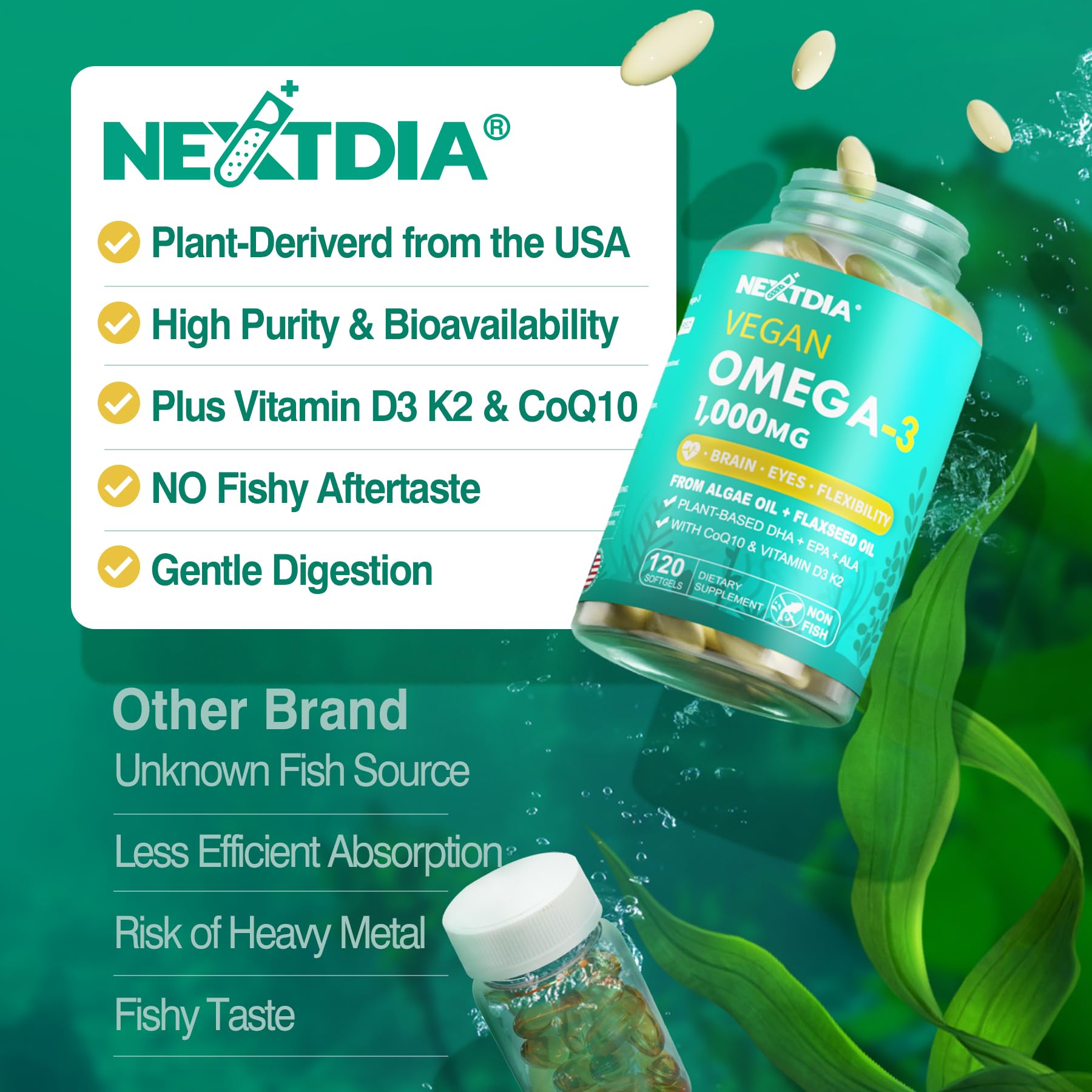 Nextdia non-GMO, allergen-free formula suitable for sensitive diets
